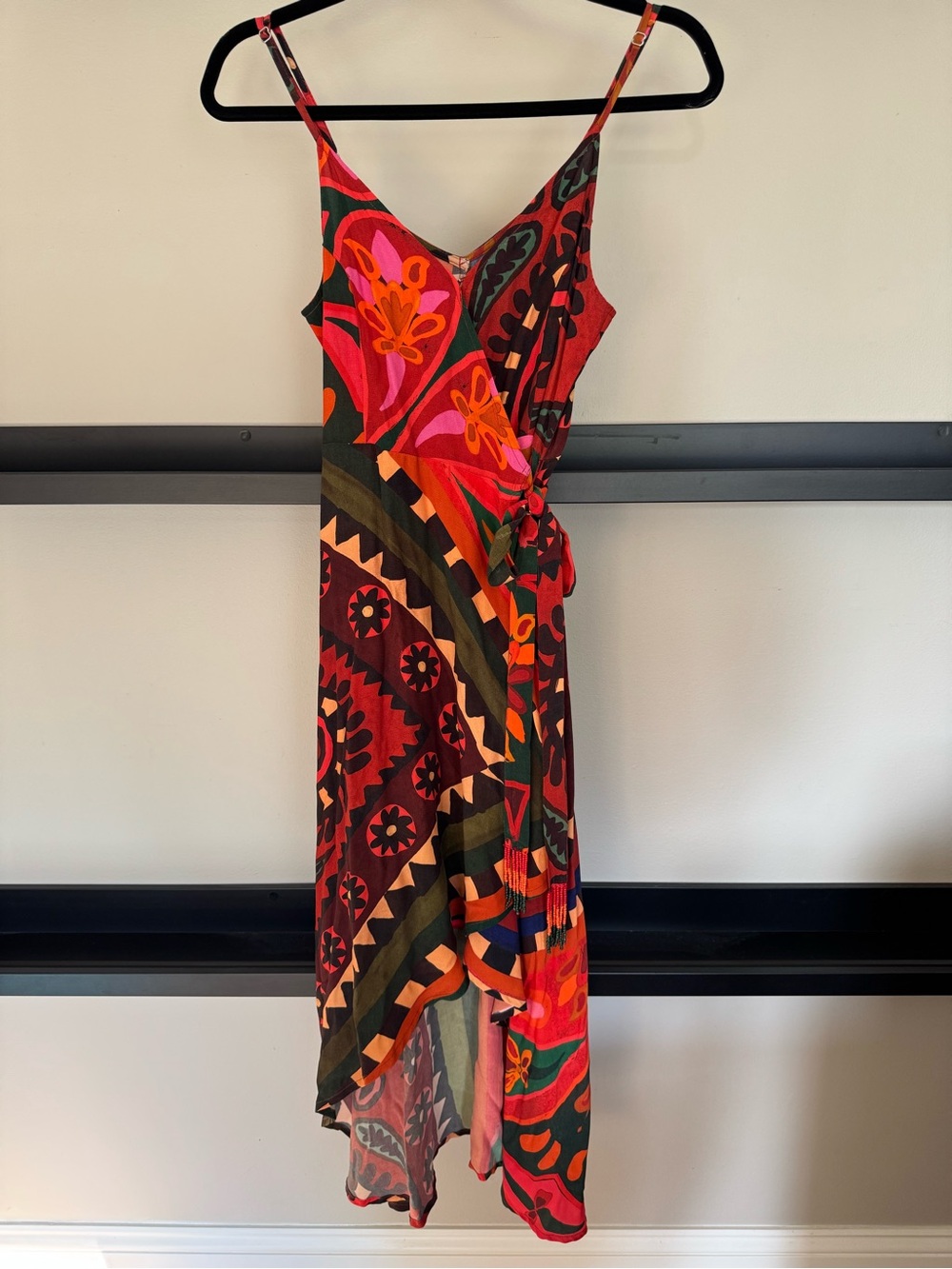 NWT FARM Rio Hanky Wrap Midi Dress - Picture 4 of 5
